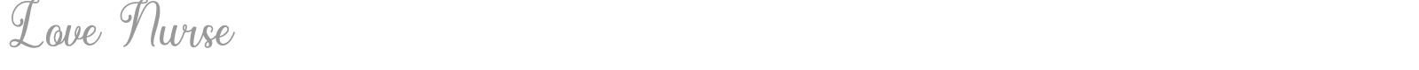 Love Nurse font preview